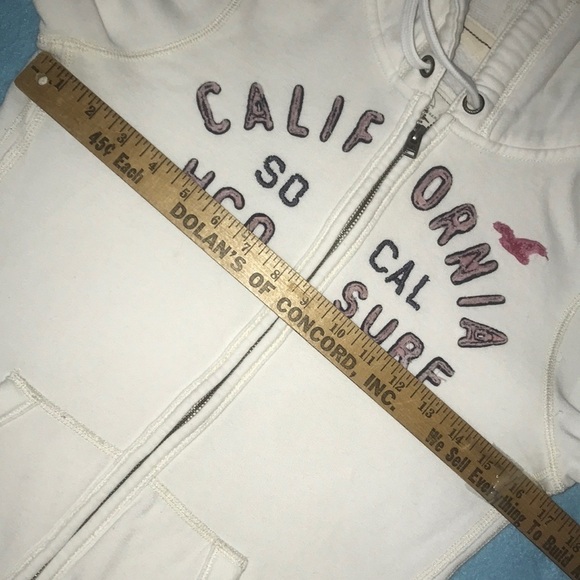 HOLLISTER California So Cal HCO Surf double zipper, drawstring hoodie size S - Picture 7 of 10